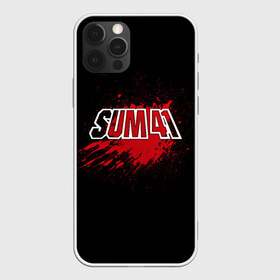 Чехол для iPhone 12 Pro Max с принтом Sum 41 в Курске, Силикон |  | Тематика изображения на принте: band | blood | metal | music | rock | sum 41 | атрибутика | группа | кровь | метал | музыка | рок