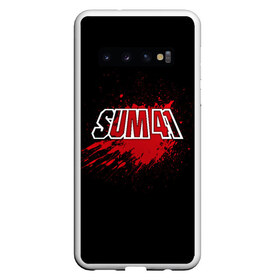 Чехол для Samsung Galaxy S10 с принтом Sum 41 в Курске, Силикон | Область печати: задняя сторона чехла, без боковых панелей | band | blood | metal | music | rock | sum 41 | атрибутика | группа | кровь | метал | музыка | рок