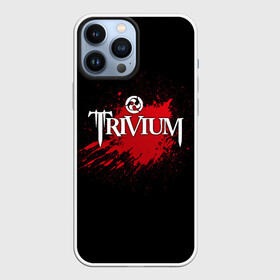 Чехол для iPhone 13 Pro Max с принтом Trivium в Курске,  |  | Тематика изображения на принте: band | blood | metal | music | rock | trivium | атрибутика | группа | кровь | метал | музыка | рок