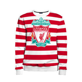Детский свитшот 3D с принтом FC Liverpool в Курске, 100% полиэстер | свободная посадка, прямой крой, мягкая тканевая резинка на рукавах и понизу свитшота | Тематика изображения на принте: england | football | liverpool fc | англия | ливерпуль | лого | фк | футбол | футбольный клуб