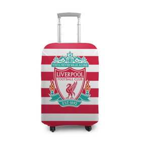 Чехол для чемодана 3D с принтом FC Liverpool в Курске, 86% полиэфир, 14% спандекс | двустороннее нанесение принта, прорези для ручек и колес | england | football | liverpool fc | англия | ливерпуль | лого | фк | футбол | футбольный клуб