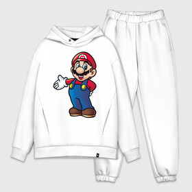 Мужской костюм хлопок OVERSIZE с принтом Mario в Курске,  |  | nintendo | марио | нинтендо