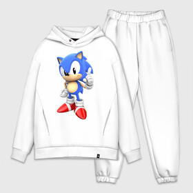 Мужской костюм хлопок OVERSIZE с принтом Classic Sonic в Курске,  |  | 16 бит | sega | sonic | классический соник