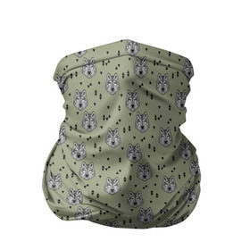 Бандана-труба 3D с принтом камуфляж - волки в Курске, 100% полиэстер, ткань с особыми свойствами — Activecool | плотность 150‒180 г/м2; хорошо тянется, но сохраняет форму | camouflage | волк | камуфляж