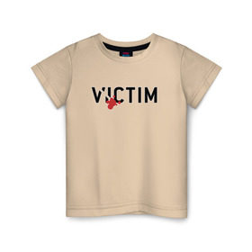 Детская футболка хлопок с принтом GTA SA - Victim в Курске, 100% хлопок | круглый вырез горловины, полуприлегающий силуэт, длина до линии бедер | carl johnson | grand theft auto | gta | los santos | sa | san andreas | гта