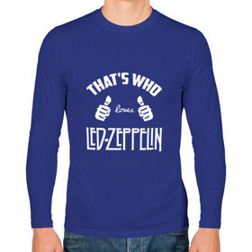 Мужской лонгслив хлопок с принтом Вот кто любит Led Zeppelin в Курске, 100% хлопок |  | Тематика изображения на принте: 