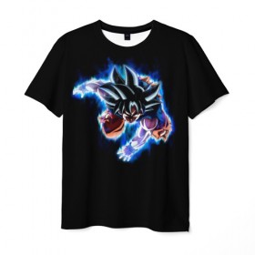 Мужская футболка 3D с принтом Dragon Ball в Курске, 100% полиэфир | прямой крой, круглый вырез горловины, длина до линии бедер | anime | dragon ball | аниме | драгон бол | жемчуг дракона