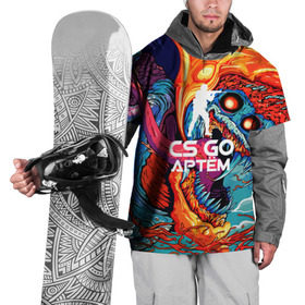 Накидка на куртку 3D с принтом Артём в стиле CS GO в Курске, 100% полиэстер |  | имена | скоростной зверь