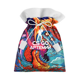Подарочный 3D мешок с принтом Артемий в стиле CS GO в Курске, 100% полиэстер | Размер: 29*39 см | имена | скоростной зверь