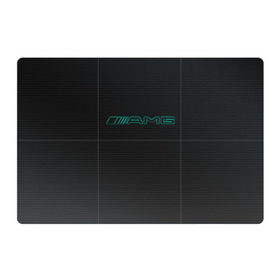 Магнитный плакат 3Х2 с принтом AMG Turquoise-Carbon в Курске, Полимерный материал с магнитным слоем | 6 деталей размером 9*9 см | amg | auto | black | carbon | mercedes | turquoise | авто | амг | мерседес