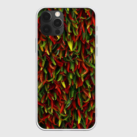 Чехол для iPhone 12 Pro Max с принтом Перчики в Курске, Силикон |  | Тематика изображения на принте: веган | вегетарианец | еда | красный | овощи | острый | паттерн | перец | перчик | приправа | пряности | стручки | стручковый | стручок | урожай | чили