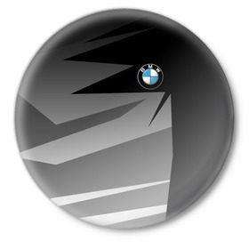 Значок с принтом BMW 2018 Sport в Курске,  металл | круглая форма, металлическая застежка в виде булавки | bmw | bmw motorsport | bmw performance | carbon | m | m power | motorsport | performance | sport | бмв | карбон | моторспорт | спорт