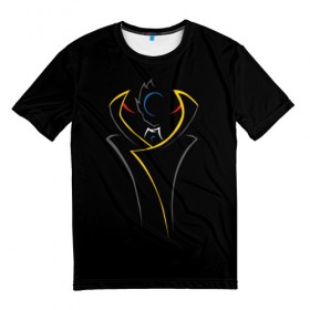 Мужская футболка 3D с принтом Code Geass_9 в Курске, 100% полиэфир | прямой крой, круглый вырез горловины, длина до линии бедер | код гиасс | лелуш | лелуш ламперуж