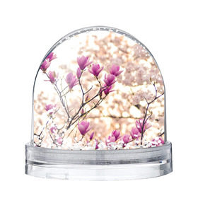 Снежный шар с принтом Сакура в Курске, Пластик | Изображение внутри шара печатается на глянцевой фотобумаге с двух сторон | деревья | красота | небо | природа | сакура | цветение | цветы | япония
