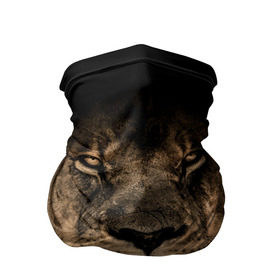 Бандана-труба 3D с принтом Лев в Курске, 100% полиэстер, ткань с особыми свойствами — Activecool | плотность 150‒180 г/м2; хорошо тянется, но сохраняет форму | животные | кошка | лев | мордочка | природа | тигр | хищник