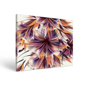 Холст прямоугольный с принтом Необычный цветок в Курске, 100% ПВХ |  | flower | букет | краски | орхидеи | природа | текстуры | тропики | тропический | цветочки | цветы