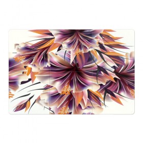 Магнитный плакат 3Х2 с принтом Необычный цветок в Курске, Полимерный материал с магнитным слоем | 6 деталей размером 9*9 см | Тематика изображения на принте: flower | букет | краски | орхидеи | природа | текстуры | тропики | тропический | цветочки | цветы