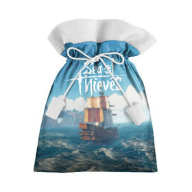 Подарочный 3D мешок с принтом Sea of Thieves в Курске, 100% полиэстер | Размер: 29*39 см | Тематика изображения на принте: pirates | sea of thieves | пираты