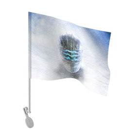Флаг для автомобиля с принтом Dead Space в Курске, 100% полиэстер | Размер: 30*21 см | dead | space | айзек | вирус | зомби | игра | ишимура | кларк | космос | костюм | мёртвый | монстр