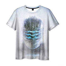 Мужская футболка 3D с принтом Dead Space в Курске, 100% полиэфир | прямой крой, круглый вырез горловины, длина до линии бедер | Тематика изображения на принте: dead | space | айзек | вирус | зомби | игра | ишимура | кларк | космос | костюм | мёртвый | монстр
