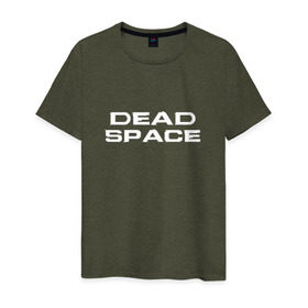 Мужская футболка хлопок с принтом Dead Space в Курске, 100% хлопок | прямой крой, круглый вырез горловины, длина до линии бедер, слегка спущенное плечо. | Тематика изображения на принте: dead | space | айзек | вирус | зомби | игра | ишимура | кларк | космос | костюм | мёртвый | монстр