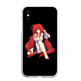 Чехол для iPhone XS Max матовый с принтом Rias Gremory в Курске, Силикон | Область печати: задняя сторона чехла, без боковых панелей | Тематика изображения на принте: high school dxd | демоны старшей школы | исибуми итиэйи