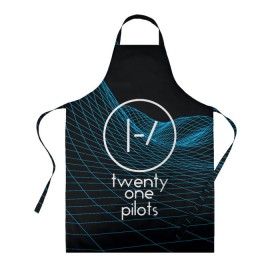 Фартук 3D с принтом twenty one pilots style 2018 в Курске, 100% полиэстер | общий размер — 65 х 85 см, ширина нагрудника — 26 см, горловина — 53 см, длина завязок — 54 см, общий обхват в поясе — 173 см. Принт на завязках и на горловине наносится с двух сторон, на основной части фартука — только с внешней стороны | rock | t.o.p. | top | twenty one pilots | рок