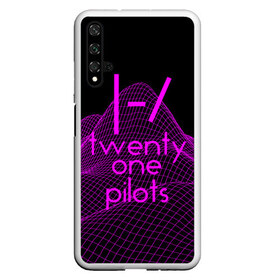 Чехол для Honor 20 с принтом twenty one pilots neon music в Курске, Силикон | Область печати: задняя сторона чехла, без боковых панелей | группа | инди поп | синти поп