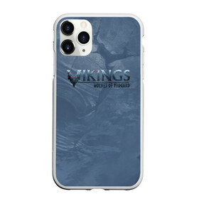 Чехол для iPhone 11 Pro матовый с принтом Vikings в Курске, Силикон |  | midgard | viking | wolves | викинги | воин | волк | игра