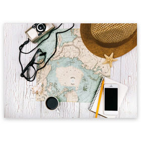 Поздравительная открытка с принтом Тайна путешествия в Курске, 100% бумага | плотность бумаги 280 г/м2, матовая, на обратной стороне линовка и место для марки
 | авантюра | карта | путешественник | турист