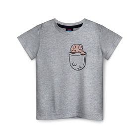 Детская футболка хлопок с принтом Pig Sins pocket в Курске, 100% хлопок | круглый вырез горловины, полуприлегающий силуэт, длина до линии бедер | anime | nanatsu no taizai | seven deadly sins | аниме