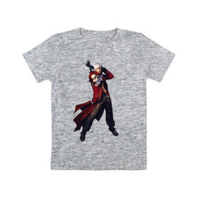 Детская футболка хлопок с принтом Devil May Cry в Курске, 100% хлопок | круглый вырез горловины, полуприлегающий силуэт, длина до линии бедер | dante | devilmaycry | данте