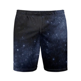 Мужские шорты 3D спортивные с принтом Звёздное небо в Курске,  |  | вселенная | звёзды | земля | космос | плеяды | пространство