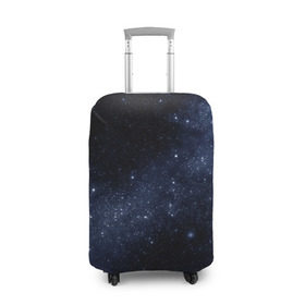 Чехол для чемодана 3D с принтом Звёздное небо в Курске, 86% полиэфир, 14% спандекс | двустороннее нанесение принта, прорези для ручек и колес | вселенная | звёзды | земля | космос | плеяды | пространство