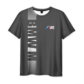 Мужская футболка 3D с принтом BMW 2018 M Sport в Курске, 100% полиэфир | прямой крой, круглый вырез горловины, длина до линии бедер | Тематика изображения на принте: bmw | бмв | марка | машины