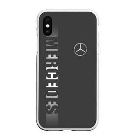 Чехол для iPhone XS Max матовый с принтом MERCEDES BENZ SPORT в Курске, Силикон | Область печати: задняя сторона чехла, без боковых панелей | mercedes | марка | машины | мерседес