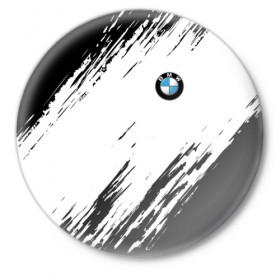 Значок с принтом BMW SPORT в Курске,  металл | круглая форма, металлическая застежка в виде булавки | Тематика изображения на принте: bmw | bmw motorsport | bmw performance | carbon | m | motorsport | performance | sport | бмв | карбон | моторспорт | спорт