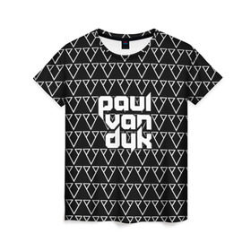 Женская футболка 3D с принтом Paul Van Dyk в Курске, 100% полиэфир ( синтетическое хлопкоподобное полотно) | прямой крой, круглый вырез горловины, длина до линии бедер | paul van dyk | ван | дайк | дук | дюк | маттиас пауль | паул | пауль | пол