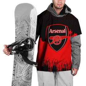 Накидка на куртку 3D с принтом FC Arsenal Original uniform в Курске, 100% полиэстер |  | football | soccer | арсенал