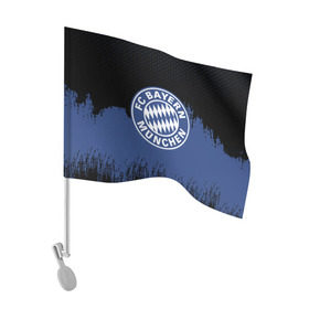 Флаг для автомобиля с принтом FC Bayern Munchen uniform в Курске, 100% полиэстер | Размер: 30*21 см | football | soccer | байерн