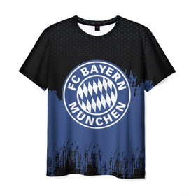Мужская футболка 3D с принтом FC Bayern Munchen uniform в Курске, 100% полиэфир | прямой крой, круглый вырез горловины, длина до линии бедер | football | soccer | байерн