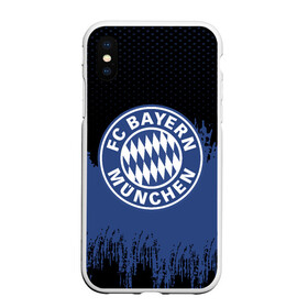 Чехол для iPhone XS Max матовый с принтом FC Bayern Munchen uniform в Курске, Силикон | Область печати: задняя сторона чехла, без боковых панелей | football | soccer | байерн