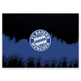 Поздравительная открытка с принтом FC Bayern Munchen uniform в Курске, 100% бумага | плотность бумаги 280 г/м2, матовая, на обратной стороне линовка и место для марки
 | football | soccer | байерн