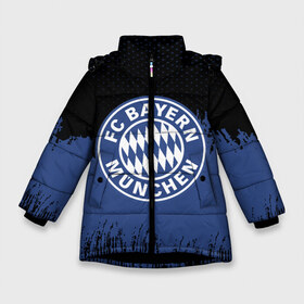 Зимняя куртка для девочек 3D с принтом FC Bayern Munchen uniform в Курске, ткань верха — 100% полиэстер; подклад — 100% полиэстер, утеплитель — 100% полиэстер. | длина ниже бедра, удлиненная спинка, воротник стойка и отстегивающийся капюшон. Есть боковые карманы с листочкой на кнопках, утяжки по низу изделия и внутренний карман на молнии. 

Предусмотрены светоотражающий принт на спинке, радужный светоотражающий элемент на пуллере молнии и на резинке для утяжки. | football | soccer | байерн