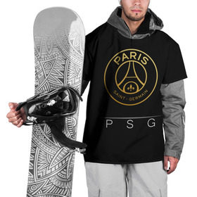 Накидка на куртку 3D с принтом PSG Gold в Курске, 100% полиэстер |  | Тематика изображения на принте: champions | france | germain | gold | league | neymar | paris | psg | saint | лига | псж | франция | чемпионов