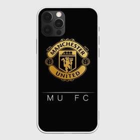 Чехол для iPhone 12 Pro Max с принтом MU Gold в Курске, Силикон |  | champions | england | league | manchester | united | лига | манчестер | чемпионов | юнайтед