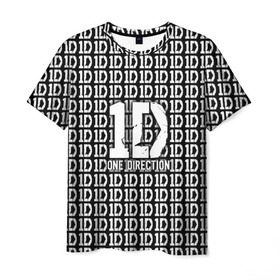 Мужская футболка 3D с принтом One direction в Курске, 100% полиэфир | прямой крой, круглый вырез горловины, длина до линии бедер | 1 direction | one direction | ван | дирекшен | дирекшн