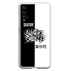 Чехол для Honor 20 с принтом Suicide Silence в Курске, Силикон | Область печати: задняя сторона чехла, без боковых панелей | Тематика изображения на принте: all shall perish | animosity | blackheart eulogy | light this city | obl | silence | suicide | suicide silence | the funeral pyre | алекс лопес | грув | группа | дэн кенни | дэткор | крис гарса | марк хейлмун | метал | ню | сайленс | слай | слайд | слайнц