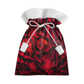 Подарочный 3D мешок с принтом Flame Style (красный) в Курске, 100% полиэстер | Размер: 29*39 см | Тематика изображения на принте: огненный | огонь | пламя