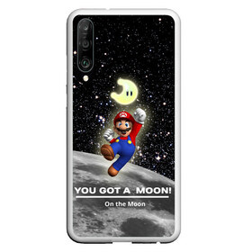 Чехол для Honor P30 с принтом You got a moon в Курске, Силикон | Область печати: задняя сторона чехла, без боковых панелей | 